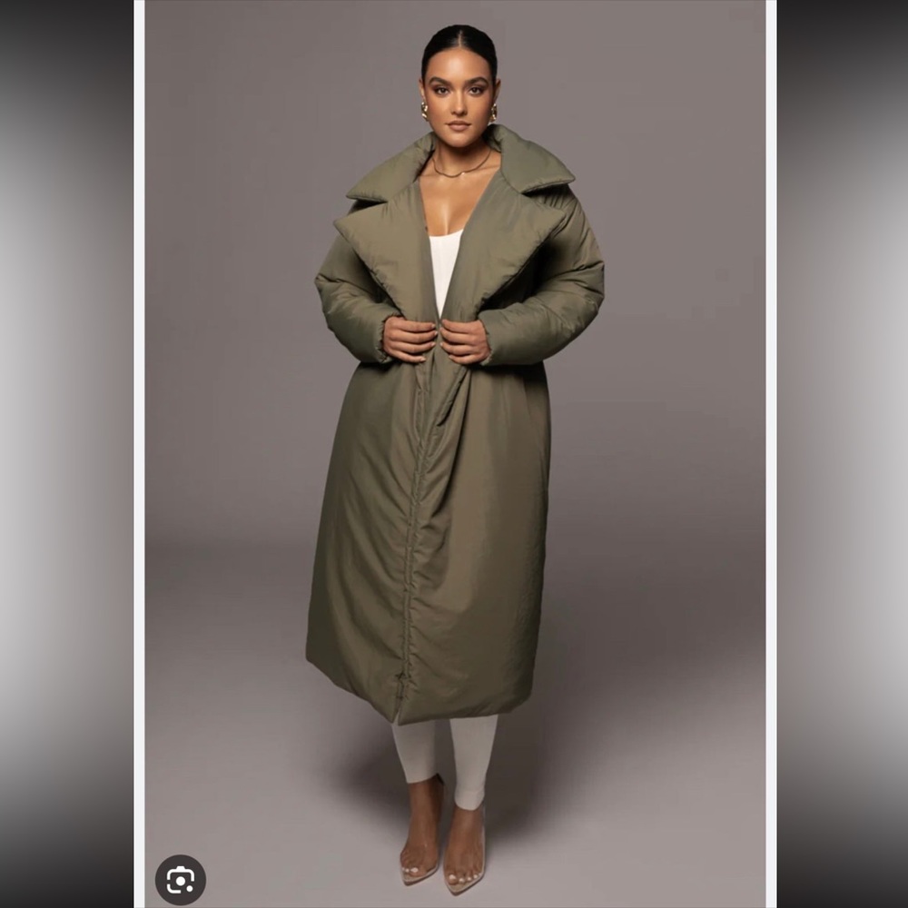 jlux label long puffer coat